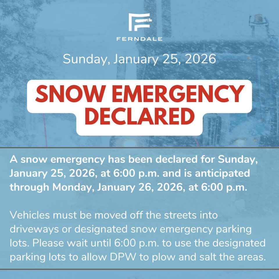 Snow Emergency Declared for Sunday, January 25, 2026, at 6:00 p.m ...